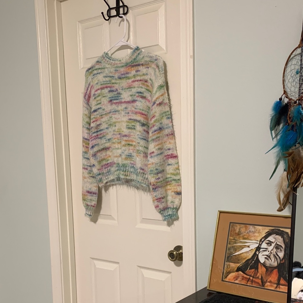 Shimmer pastel sweater 🐰 xs/s